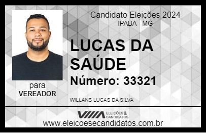 Candidato LUCAS DA SAÚDE 2024 - IPABA - Eleições