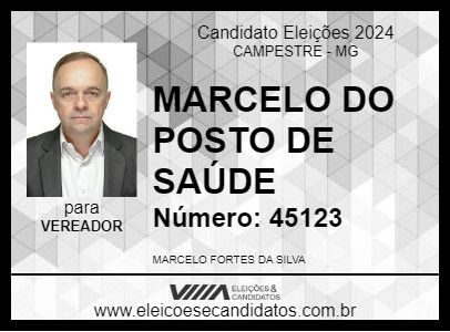 Candidato MARCELO FORTES GUGU 2024 - CAMPESTRE - Eleições