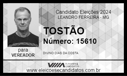 Candidato TOSTÃO 2024 - LEANDRO FERREIRA - Eleições