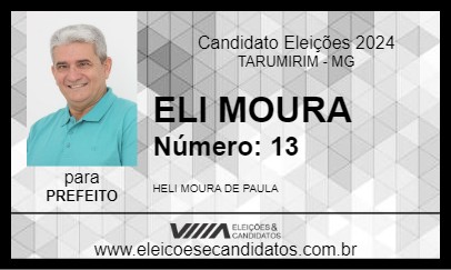 Candidato HELI MOURA 2024 - TARUMIRIM - Eleições