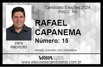 Candidato RAFAEL CAPANEMA 2024 - IPIAÇU - Eleições