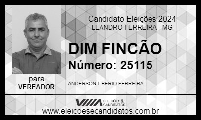 Candidato DIM FINCÃO 2024 - LEANDRO FERREIRA - Eleições