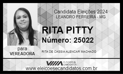 Candidato RITA PITTY 2024 - LEANDRO FERREIRA - Eleições