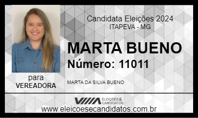 Candidato MARTA BUENO 2024 - ITAPEVA - Eleições