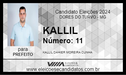 Candidato KALLIL 2024 - DORES DO TURVO - Eleições