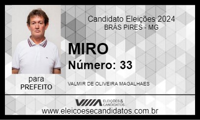 Candidato MIRO 2024 - BRÁS PIRES - Eleições