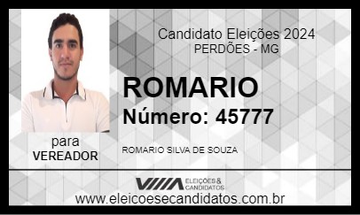 Candidato ROMARIO 2024 - PERDÕES - Eleições