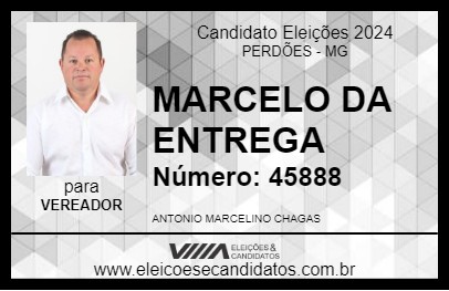 Candidato MARCELO DA ENTREGA 2024 - PERDÕES - Eleições