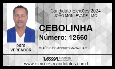 Candidato CEBOLINHA 2024 - JOÃO MONLEVADE - Eleições