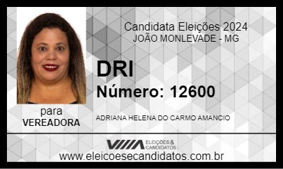 Candidato DRI 2024 - JOÃO MONLEVADE - Eleições