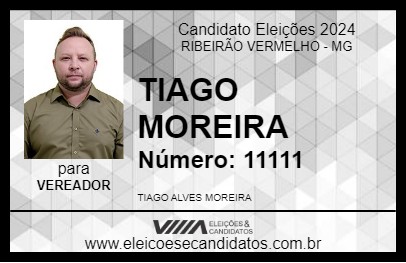 Candidato TIAGO MOREIRA 2024 - RIBEIRÃO VERMELHO - Eleições