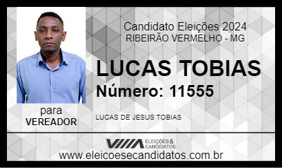 Candidato LUCAS TOBIAS 2024 - RIBEIRÃO VERMELHO - Eleições