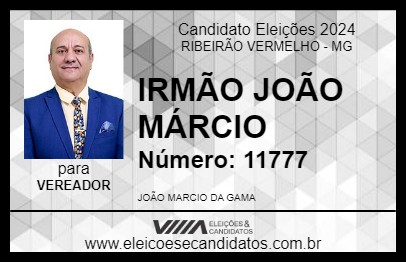 Candidato IRMÃO JOÃO MÁRCIO 2024 - RIBEIRÃO VERMELHO - Eleições