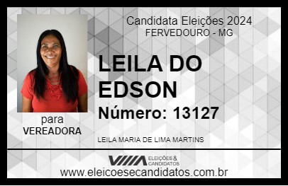 Candidato LEILA DO EDSON 2024 - FERVEDOURO - Eleições