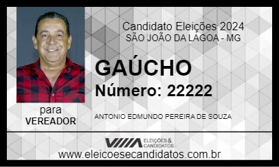 Candidato GAÚCHO 2024 - SÃO JOÃO DA LAGOA - Eleições