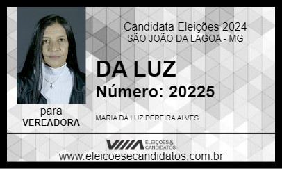 Candidato DA LUZ 2024 - SÃO JOÃO DA LAGOA - Eleições