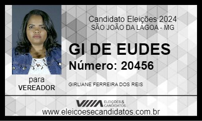 Candidato GI DE EUDES 2024 - SÃO JOÃO DA LAGOA - Eleições