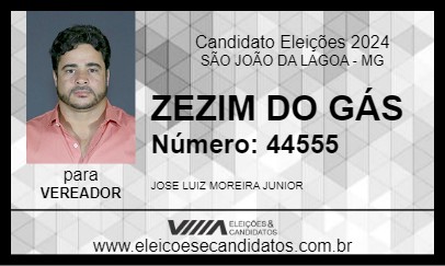 Candidato ZEZIM DO GÁS 2024 - SÃO JOÃO DA LAGOA - Eleições