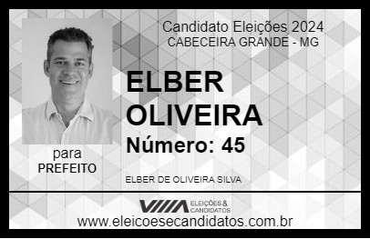 Candidato ELBER OLIVEIRA 2024 - CABECEIRA GRANDE - Eleições