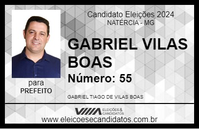 Candidato GABRIEL VILAS BOAS 2024 - NATÉRCIA - Eleições