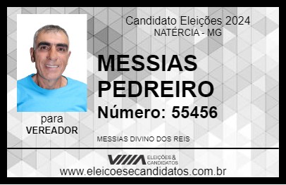 Candidato MESSIAS PEDREIRO 2024 - NATÉRCIA - Eleições