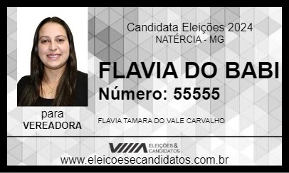 Candidato FLAVIA DO BABI 2024 - NATÉRCIA - Eleições