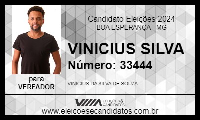 Candidato VINICIUS SILVA 2024 - BOA ESPERANÇA - Eleições