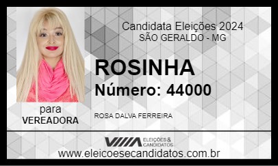 Candidato ROSINHA 2024 - SÃO GERALDO - Eleições