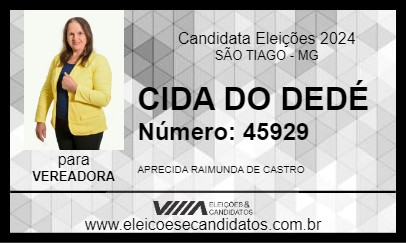 Candidato CIDA DO DEDÉ 2024 - SÃO TIAGO - Eleições