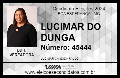 Candidato LUCIMAR DO DUNGA 2024 - BOA ESPERANÇA - Eleições