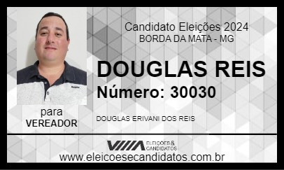 Candidato DOUGLAS REIS 2024 - BORDA DA MATA - Eleições