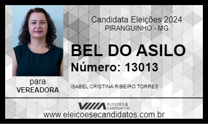 Candidato BEL DO ASILO 2024 - PIRANGUINHO - Eleições