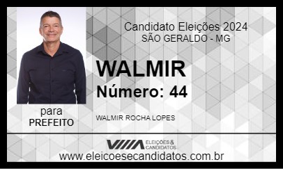 Candidato WALMIR 2024 - SÃO GERALDO - Eleições