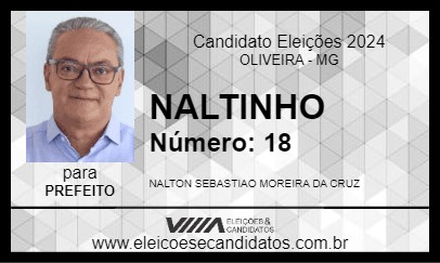 Candidato NALTINHO 2024 - OLIVEIRA - Eleições