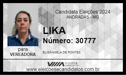 Candidato LIKA 2024 - ANDRADAS - Eleições