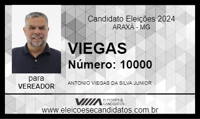 Candidato VIEGAS 2024 - ARAXÁ - Eleições