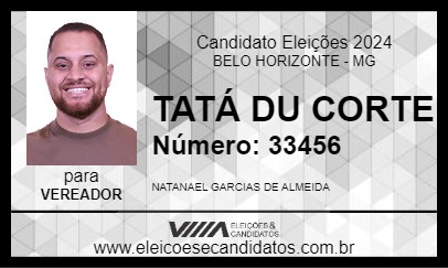 Candidato TATÁ DU CORTE 2024 - BELO HORIZONTE - Eleições