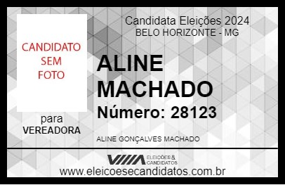 Candidato ALINE MACHADO 2024 - BELO HORIZONTE - Eleições