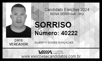 Candidato SORRISO 2024 - NOVA SERRANA - Eleições