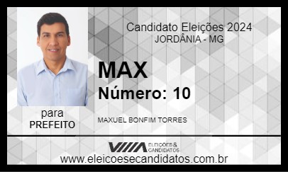 Candidato MAX 2024 - JORDÂNIA - Eleições