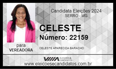 Candidato CELESTE 2024 - SERRO - Eleições