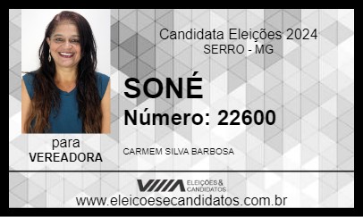 Candidato SONÉ 2024 - SERRO - Eleições