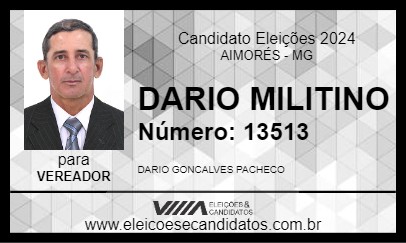 Candidato DÁRIO MOTOBOY 2024 - AIMORÉS - Eleições