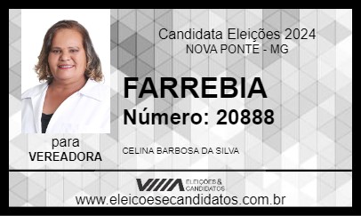 Candidato CELINA ENFERMEIRA 2024 - NOVA PONTE - Eleições