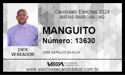 Candidato MANGUITO 2024 - MATIAS BARBOSA - Eleições