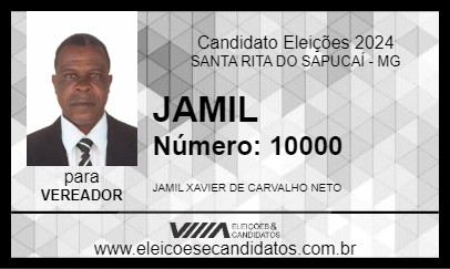 Candidato JAMIL 2024 - SANTA RITA DO SAPUCAÍ - Eleições