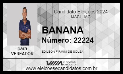 Candidato BANANA 2024 - IJACI - Eleições