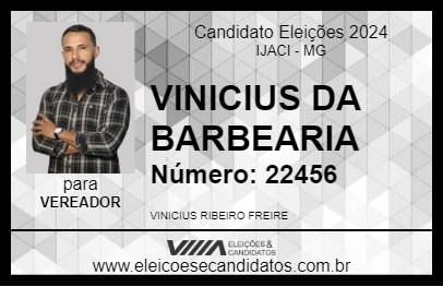 Candidato VINICIUS DA BARBEARIA 2024 - IJACI - Eleições