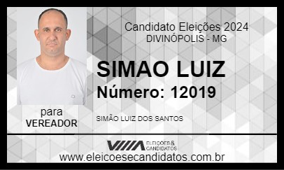 Candidato SIMAO LUIZ 2024 - DIVINÓPOLIS - Eleições