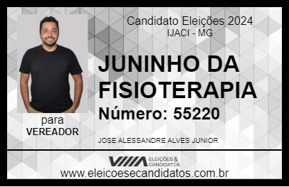 Candidato JUNINHO DA FISIOTERAPIA 2024 - IJACI - Eleições